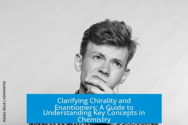 Clarifying Chirality and Enantiomers: A Guide to Understanding Key Concepts in Chemistry