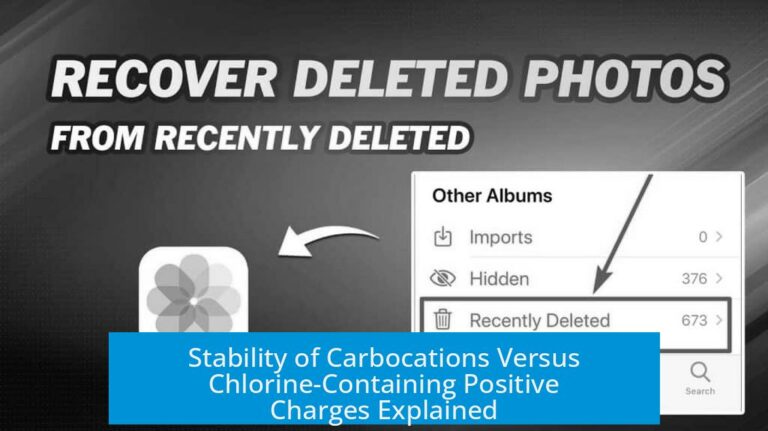 Stability of Carbocations Versus Chlorine-Containing Positive Charges Explained