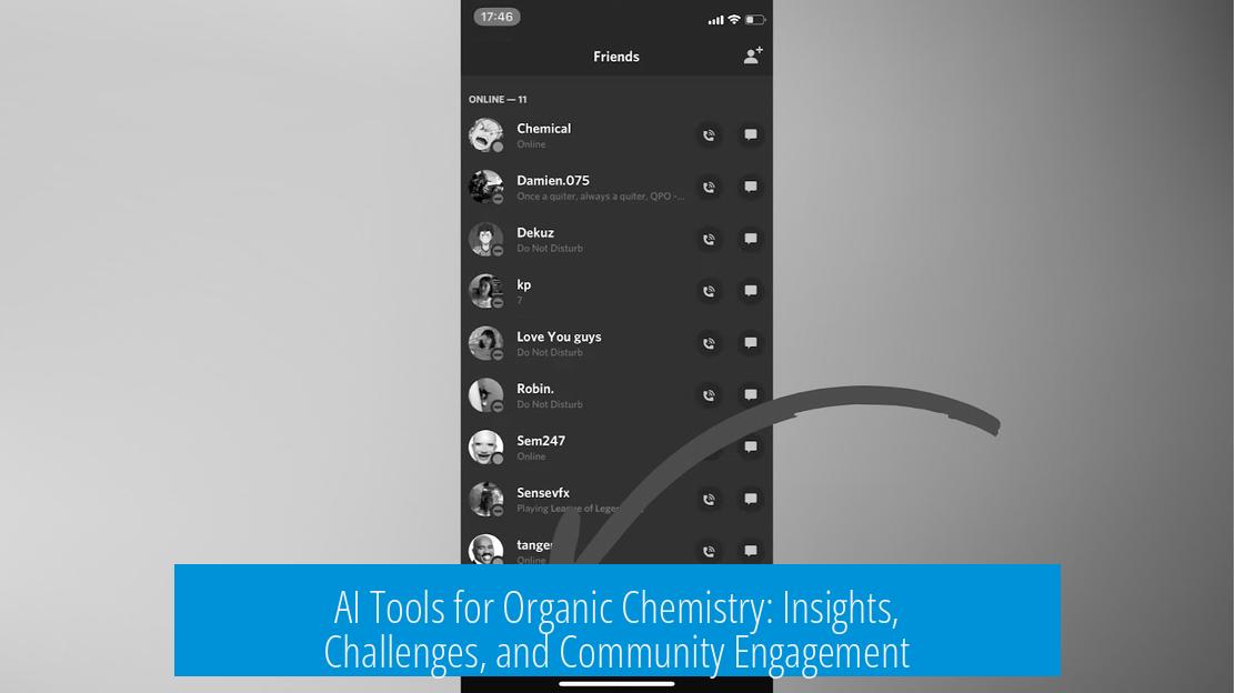 AI Tools for Organic Chemistry: Insights, Challenges, and Community Engagement