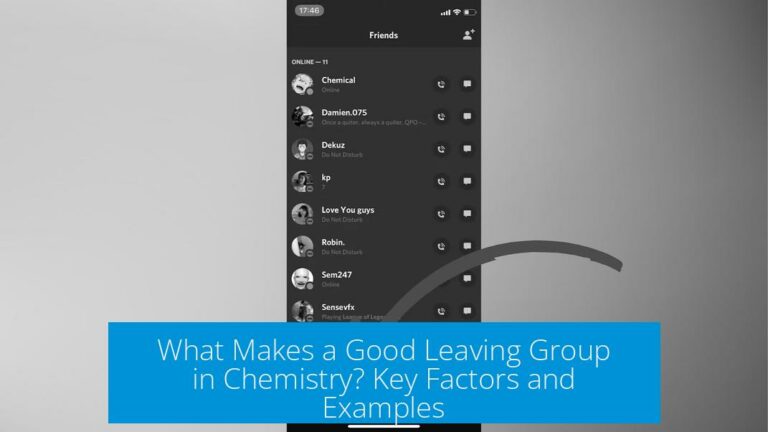 What Makes a Good Leaving Group in Chemistry? Key Factors and Examples