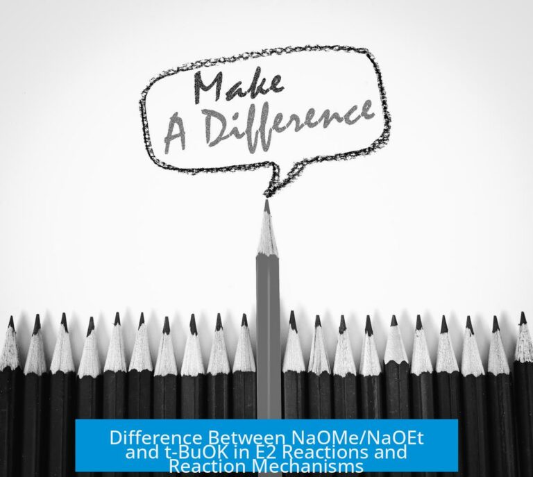 Difference Between NaOMe/NaOEt and t-BuOK in E2 Reactions and Reaction Mechanisms