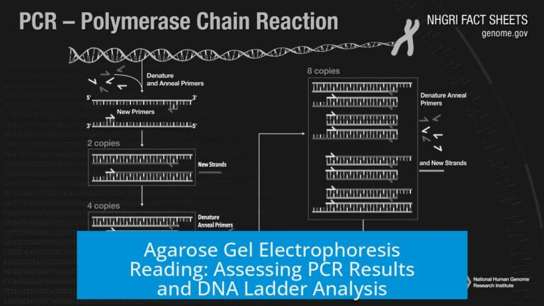 Agarose Gel Electrophoresis Reading: Assessing PCR Results and DNA Ladder Analysis