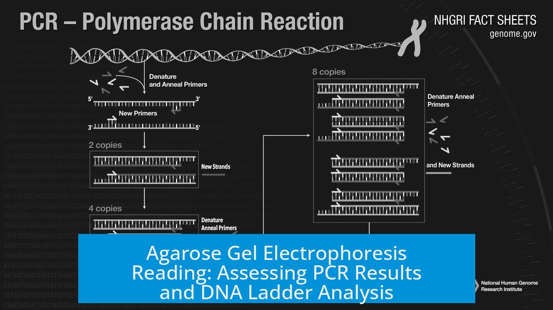 Agarose Gel Electrophoresis Reading: Assessing PCR Results and DNA Ladder Analysis