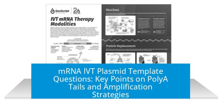 mRNA IVT Plasmid Template Questions: Key Points on PolyA Tails and Amplification Strategies