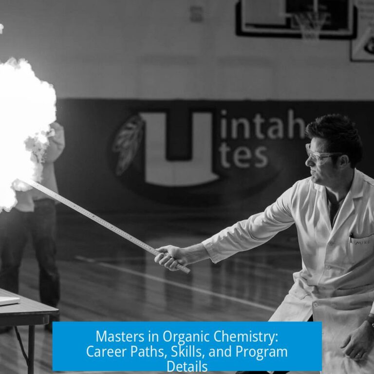 Masters in Organic Chemistry: Career Paths, Skills, and Program Details