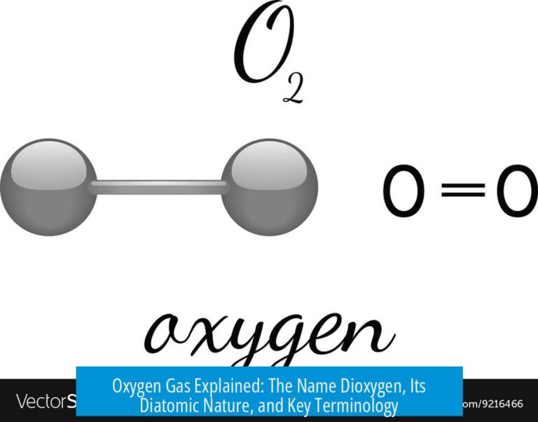 Oxygen Gas Explained: The Name Dioxygen, Its Diatomic Nature, and Key Terminology