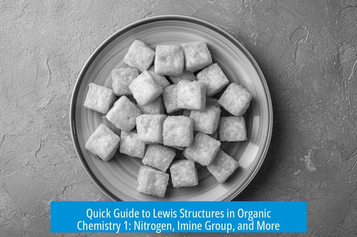 Quick Guide to Lewis Structures in Organic Chemistry 1: Nitrogen, Imine Group, and More