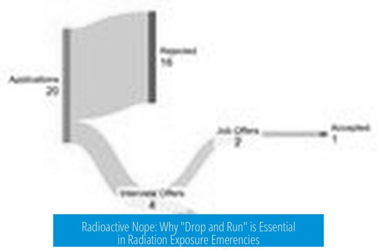 Radioactive Nope: Why "Drop and Run" is Essential in Radiation Exposure Emerencies