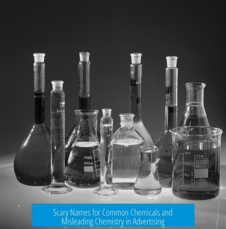 Scary Names for Common Chemicals and Misleading Chemistry in Advertising