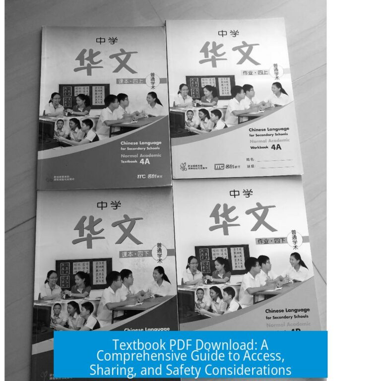 Textbook PDF Download: A Comprehensive Guide to Access, Sharing, and Safety Considerations