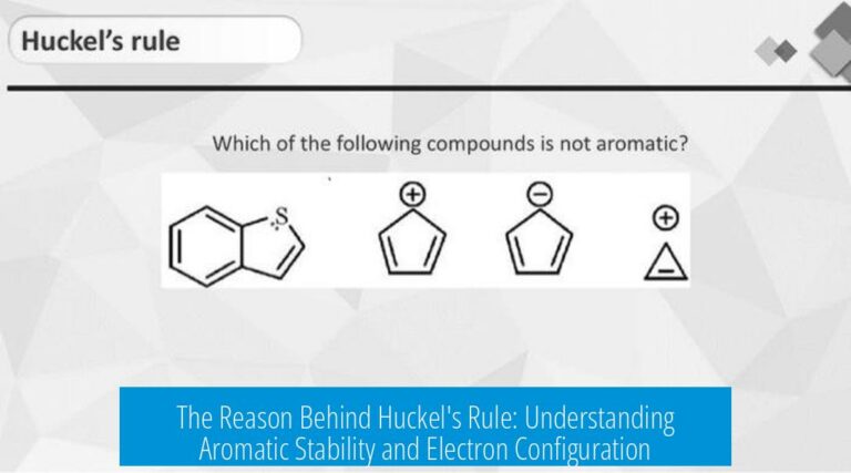 The Reason Behind Huckel's Rule: Understanding Aromatic Stability and Electron Configuration