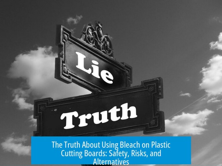 The Truth About Using Bleach on Plastic Cutting Boards: Safety, Risks, and Alternatives