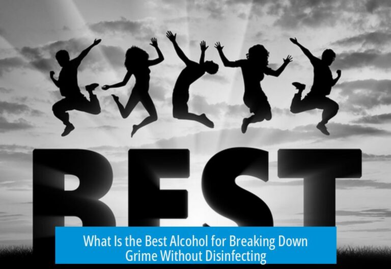 What Is the Best Alcohol for Breaking Down Grime Without Disinfecting