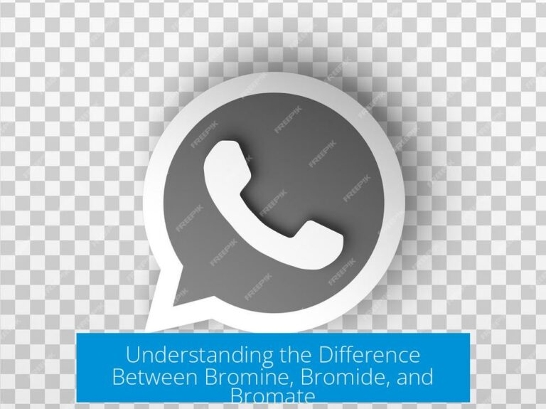 Understanding the Difference Between Bromine, Bromide, and Bromate