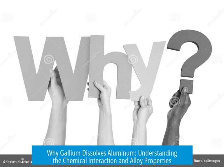 Why Gallium Dissolves Aluminum: Understanding the Chemical Interaction and Alloy Properties