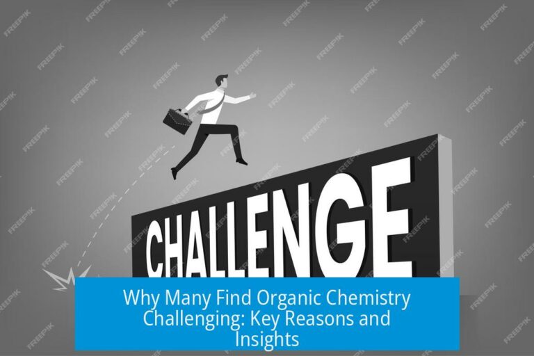 Why Many Find Organic Chemistry Challenging: Key Reasons and Insights